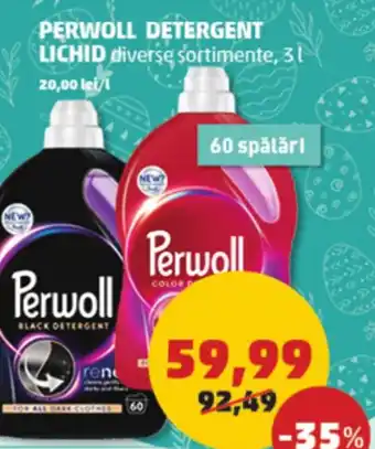 Penny PERWOLL DETERGENT LICHID Ofertă