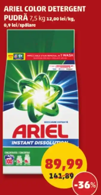 Penny ARIEL COLOR DETERGENT PUDRĂ Ofertă