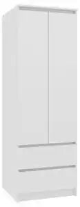 Dulap ESTRELLA S60 2D2SZ, 60x180x51, alb