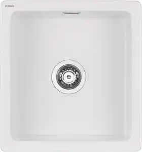 Favi Chiuveta bucatarie din ceramica, culoare alb mat, Deante Sabor Alb mat Ofertă