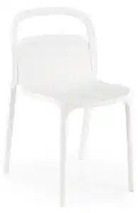 Scaun K490, plastic alb, 46x56x80 cm