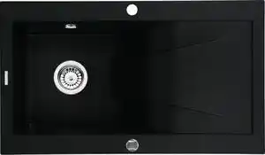 Favi Chiuveta bucatarie compozit cu picurator negru mat Deante Rapsodia Negru mat Ofertă