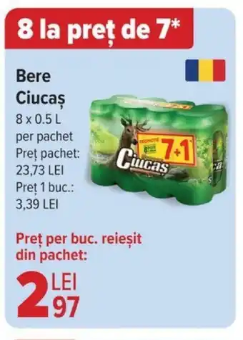 Carrefour Bere Ciucas Ofertă