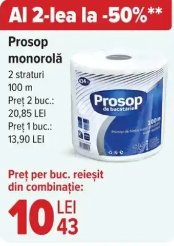 Carrefour Prosop monorolǎ Ofertă