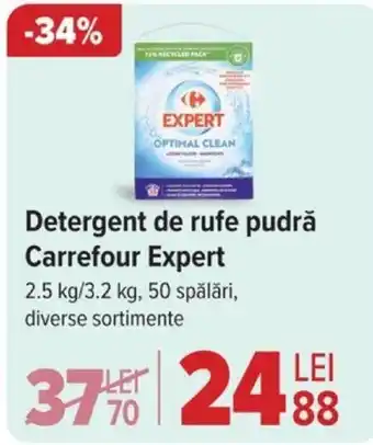 Carrefour Detergent de rufe pudră Carrefour Expert Ofertă