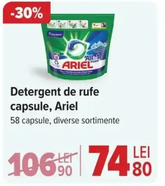 Carrefour Detergent de rufe capsule, Ariel Ofertă