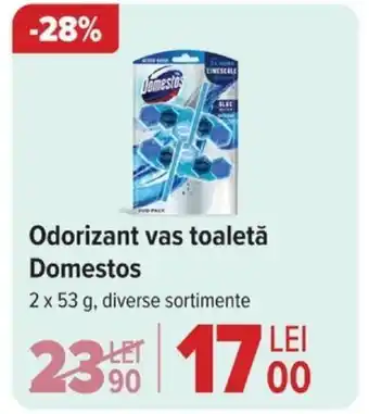 Carrefour Odorizant vas toaletă Domestos Ofertă