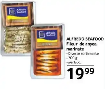 Selgros ALFREDO SEAFOOD Fileuri de anșoa marinate Ofertă