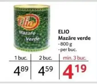 Selgros ELIO Mazăre verde Ofertă
