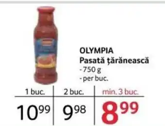 Selgros OLYMPIA Pasată ţărănească Ofertă