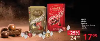 Selgros LINDT Lindor Praline Ofertă