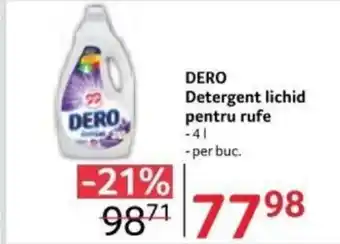 Selgros DERO Detergent lichid pentru rufe Ofertă