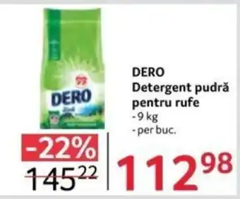 Selgros DERO Detergent pudră pentru rufe Ofertă