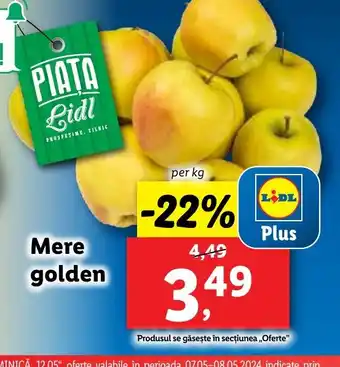 Lidl Mere golden Ofertă