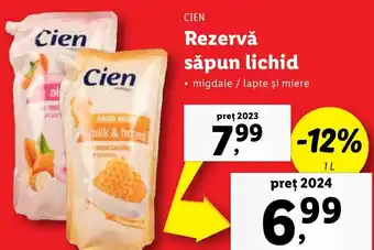 Lidl CIEN Rezervă săpun lichid Ofertă