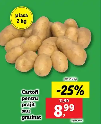 Lidl Cartofi pentru prăjit sau gratinat Ofertă