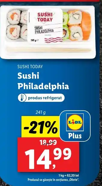 Lidl SUSHI TODAY Sushi Philadelphia Ofertă