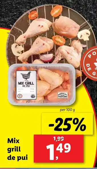 Lidl Mix grill de pui Ofertă