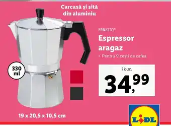 Lidl ERNESTO® Espressor aragaz Ofertă