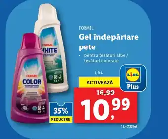 Lidl FORMIL Gel îndepărtare pete Ofertă