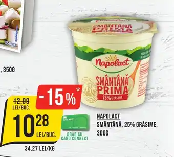 Mega Image NAPOLACT SMÂNTÂNĂ, 25% GRĂSIME, 300G Ofertă