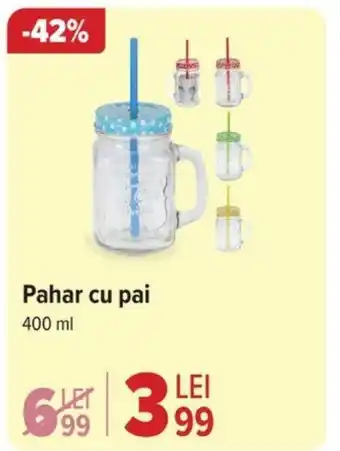 Carrefour Pahar cu pai Ofertă