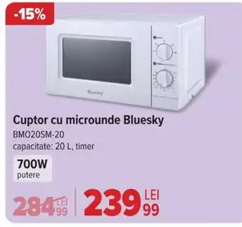 Carrefour Cuptor cu microunde Bluesky Ofertă