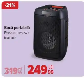 Carrefour Boxǎ portabilă Poss BTH PSPS22 Ofertă