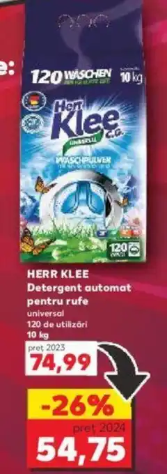 Kaufland HERR KLEE Detergent automat pentru rufe Ofertă