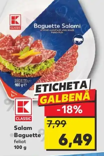 Kaufland Salam Baguette Ofertă