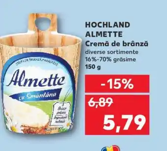Kaufland HOCHLAND ALMETTE Cremă de brânză Ofertă