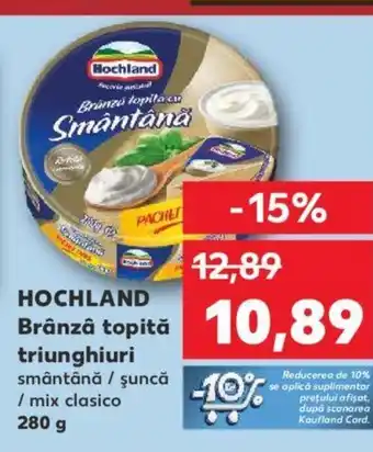 Kaufland HOCHLAND Brânza topită triunghiuri Ofertă