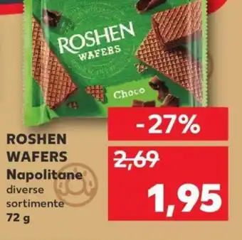 Kaufland ROSHEN WAFERS Napolitane Ofertă