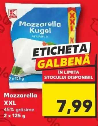 Kaufland Mozzarella XXL Ofertă