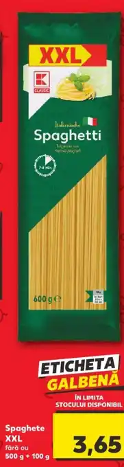 Kaufland Spaghete XXL Ofertă