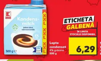 Kaufland Lapte condensat Ofertă