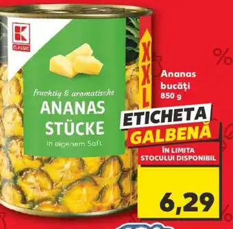 Kaufland Ananas bucăți Ofertă