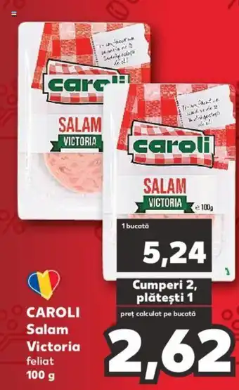 Kaufland CAROLI Salam Victoria Ofertă