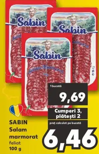 Kaufland SABIN Salam marmorat Ofertă