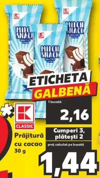 Kaufland Prăjitură cu cacao Ofertă