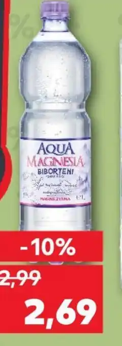 Kaufland AQUA MAGNESIA Apă minerală naturală 1L Ofertă