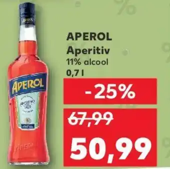 Kaufland APEROL Aperitiv 0.7L Ofertă