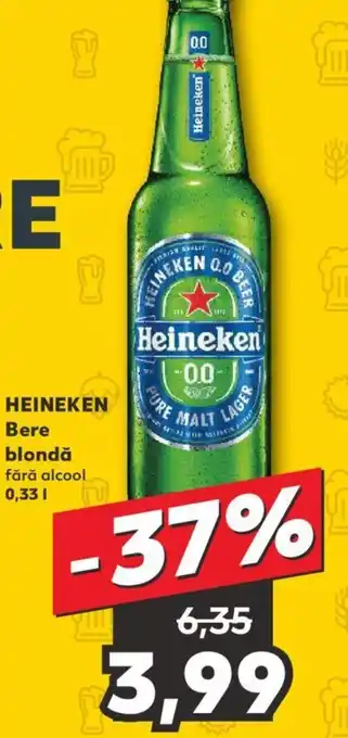 Kaufland HEINEKEN Bere blonda 0.33L Ofertă