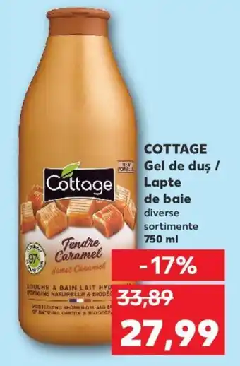 Kaufland COTTAGE Gel de duş / Lapte de baie Ofertă