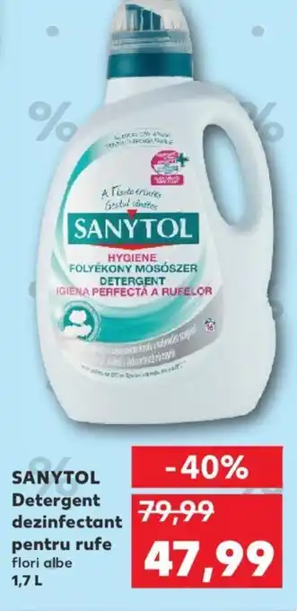 Kaufland SANYTOL Detergent dezinfectant pentru rufe Ofertă