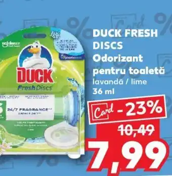 Kaufland DUCK FRESH DISCS Odorizant pentru toaletă Ofertă