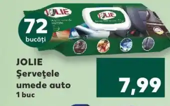 Kaufland JOLIE Şerveţele umede auto Ofertă