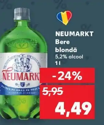 Kaufland NEUMARKT Bere blondă 1L Ofertă