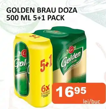 Unicarm GOLDEN BRAU DOZA 500 ML 5+1 PACK Ofertă