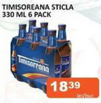 TIMISOREANA STICLA 330 ML 6 PACK